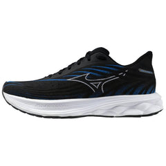 Mizuno Wave Skyrise 6 Men's Running Shoes, Black/White/Blue Pace
