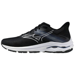 Mizuno Wave Equate 9 Men's Running Shoes, Black/White/Vintage Indigo