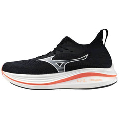 Mizuno Neo Zen Men's Running Shoes, Black/White/Fiery Coral 2