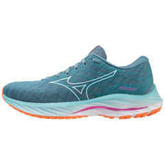 Mizuno Wave Rider 26 Women's Running Shoes, AntiSand/Whte/LightOrang