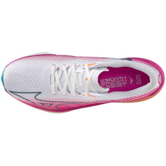 Mizuno Wave Rebellion Pro Women's Running Shoes, White/Silver/807 C