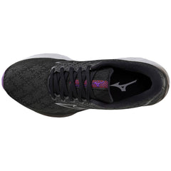 Mizuno Wave Inspire 19 Women's (D Width) Running Shoes, Black/Silver/Bittersweet