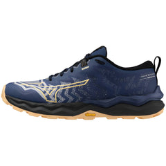 Mizuno Daichi 8 Women's Trail Running Shoes, Estate Blue/Apricot Ice/Black