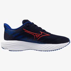 Mizuno Enerzy Rider Jr Running Shoes, Peacoat/Mizuno Ignition Red/Reflex Blue C