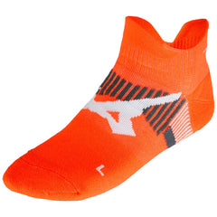 Mizuno DryLite Race Mid Running Socks, Orange