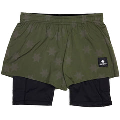 Saysky WMNS Star 2in1 Pace Shorts 3", Green
