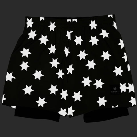 Saysky Star 2in1 Pace Shorts 5", Black