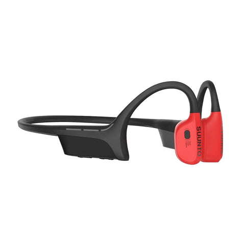 Suunto Wing Premium Open-Ear Headphones, Black/Red