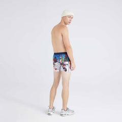 Saxx Volt Breathable Mesh Boxer Briefs, Dogs of Saxxmas/Blue