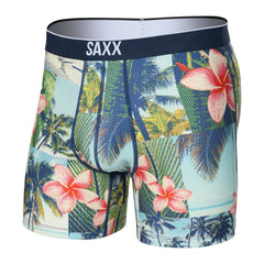 Saxx Volt Breathable Mesh Boxer Briefs, Halftone Tropics/Multi