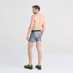 Saxx Volt Breathable Mesh Boxer Brief, Waterfoul Washed/Teal