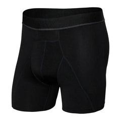 Saxx Kinetic Light Compression Mesh Boxer Briefs, Blackout