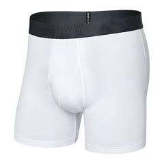 Saxx DropTemp Cooling Mesh Boxer Briefs, White