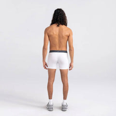 Saxx DropTemp Cooling Mesh Boxer Briefs, White