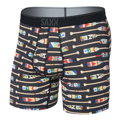 Saxx Quest Quick-Dry Mesh Boxer Briefs, Oartiz/Black