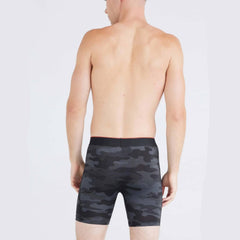 Saxx Multi-Sport Mesh Boxer Briefs, Remote Camo/Faded Black