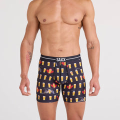 Saxx Volt Breathable Mesh Boxer Briefs, Cheers Canada/Black