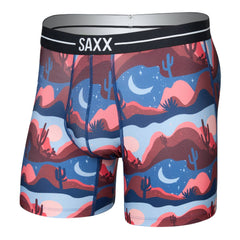 Saxx Volt Breathable Mesh Boxer Briefs, Canyon Daze/Red Clay