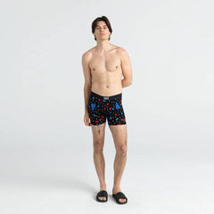 Saxx Vibe Super Soft Boxer Briefs, Black Beer Champs