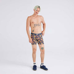 Saxx Vibe Super Soft Boxer Briefs, Food Fight/India Ink