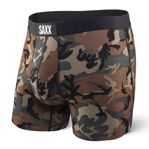 Saxx Vibe Men's Boxer Briefs, Woodland Camo