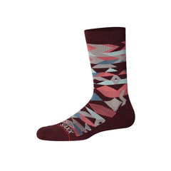 Saxx Whole Package Crew Socks, Park Lodge Geo/Multi