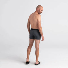 Saxx Sport Mesh 2-Pack Boxer Briefs, Black/Graphite