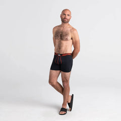 Saxx Sport Mesh 2-Pack Boxer Briefs, Black Digi DNA/ Graphite