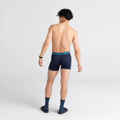 Saxx Sport Mesh 2-Pack Boxer Briefs, Navy Digi DNA/Black