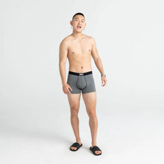 Saxx Vibe Super Soft 2-Pack Boxer Briefs, Black/Grey
