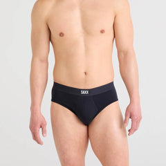 Saxx Vibe Soft Comfort 2-Pack Brief Fly, Black