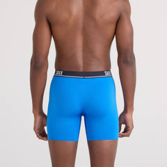Saxx Essential Performance 3-Pack Mesh Boxer Briefs, Blue/Teal/Maritime
