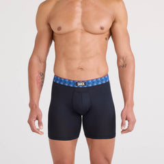 Saxx Multi-Sport Mesh 3-Pack Boxer Briefs, Red/Mint/Blue Jagged WB