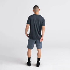 Saxx All Day Aerator Short Sleeve T-Shirt, Black Heather