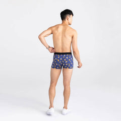 Saxx Vibe Super Soft Trunk Boxer Briefs, Rainbow Bananas/Navy