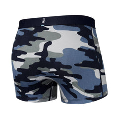 Saxx DropTemp Cooling Cotton Trunks, Tidal/Camo Blue