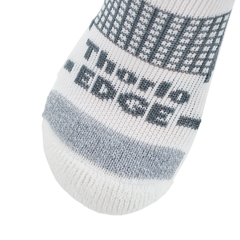 Thorlos Edge Max Cushion Unisex Low Cut Tennis Socks, White