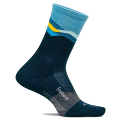 Feetures Trail Max Cushion Mini Crew, Mountain High Blue