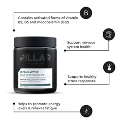 PILLAR Performance Ultra B Active Peak Performance (60 servings)