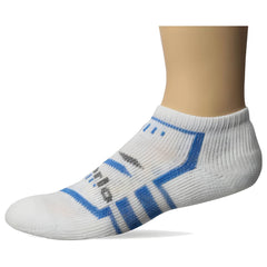 Thorlo Edge Low Cut Socks, White/Blue