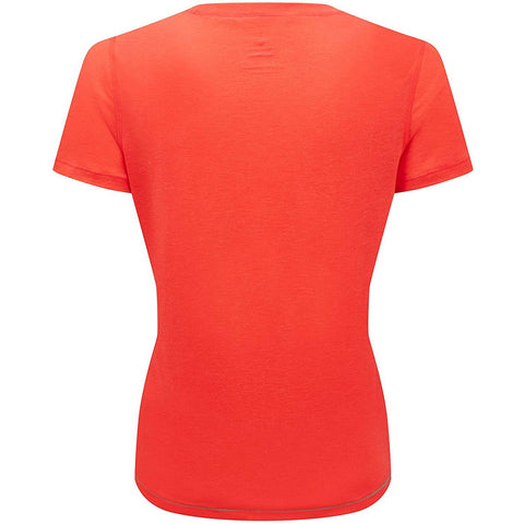 Ronhill Life Tencel Women's T-Shirt, Hot Coral Marl