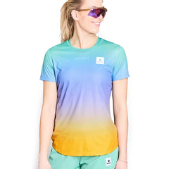 Saysky WMNS Drip Dye T-Shirt, Purple