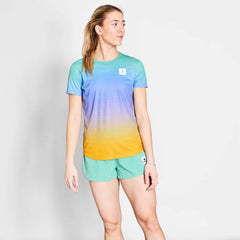 Saysky WMNS Drip Dye T-Shirt, Purple