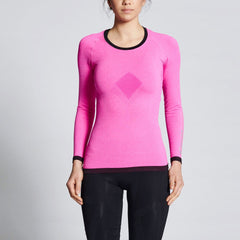 Supacore Women's Training Long Sleeve Top - Pink Marle