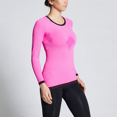 Supacore Women's Training Long Sleeve Top - Pink Marle