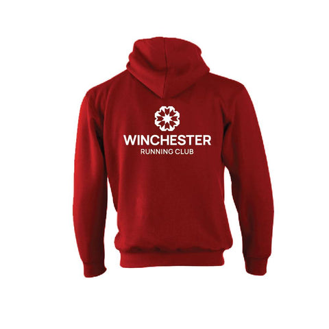Winchester Running Club Unisex Hoodie, Red