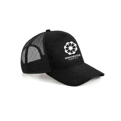 Winchester Running Club Unisex Trucker Cap, Black