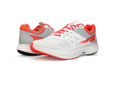 Altra Vanish Tempo Women's Road Running Racing Shoes, White/Coral