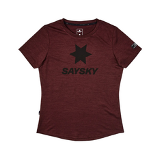 SAYSKY Women's Classic Pace T-Shirt, Red